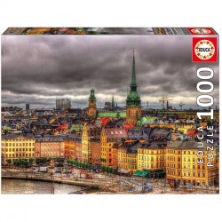 Educa_ Vistas de Estocolmo (Suecia). Puzzle 1000 piezas