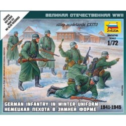 Zvezda_ German Infantry in Winter Uniform_ 1/72
