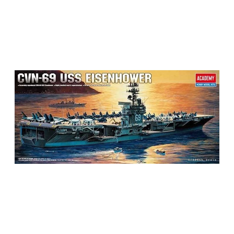 Academy_ CVN-69 USS Eisehower_ 1/800