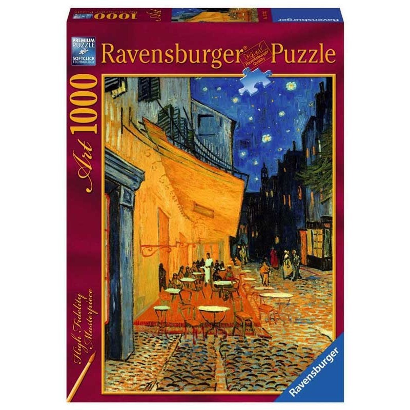 Ravensburger 15373_  Art_ Cafe De Noche (Van Gogh). Puzzle 1000 Piezas.