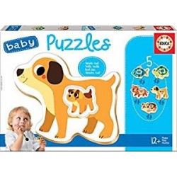 Educa_ Baby Puzzles_ 5 Puzzles de Animales 12 Meses