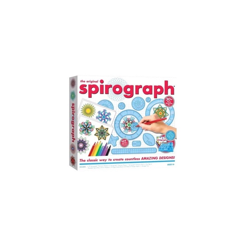 SPIROGRAPH KIT 30 piezas con rotuladores