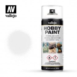 Vallejo Hobby Paint_ Imprimación Spray Blanco 400ml.