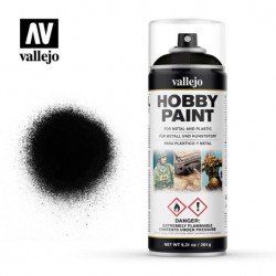Vallejo Hobby Paint_ Imprimación Spray Negro 400ml.