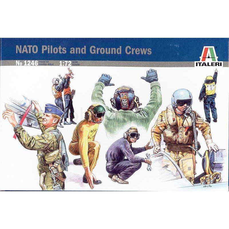 Italeri_ Nato Pilots And Ground Crew_ 1/72