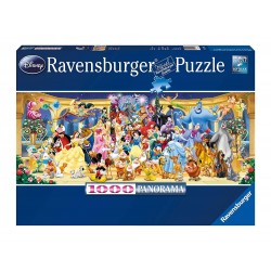 Ravensburger Panorama 15109. Disney Foto de grupo. Puzzle 1000 Piezas