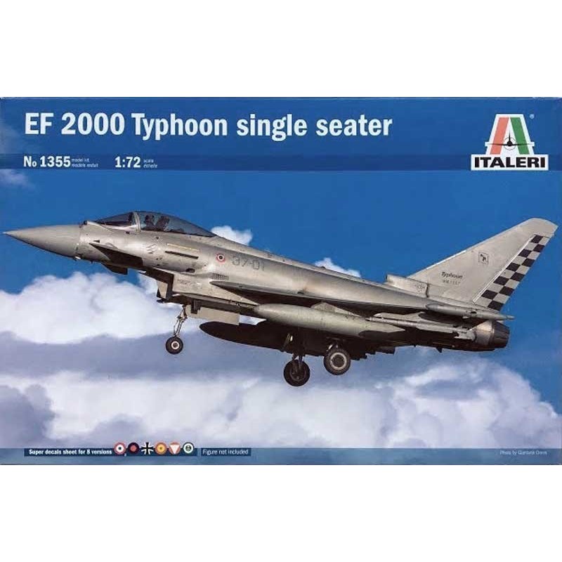 Italeri_ EF 2000 Typhoon Single Seater (con calcas españolas)_ 1/72