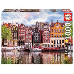 Educa 18458_ Casas Danzantes, Amsterdam. Puzzle 1000pcs.