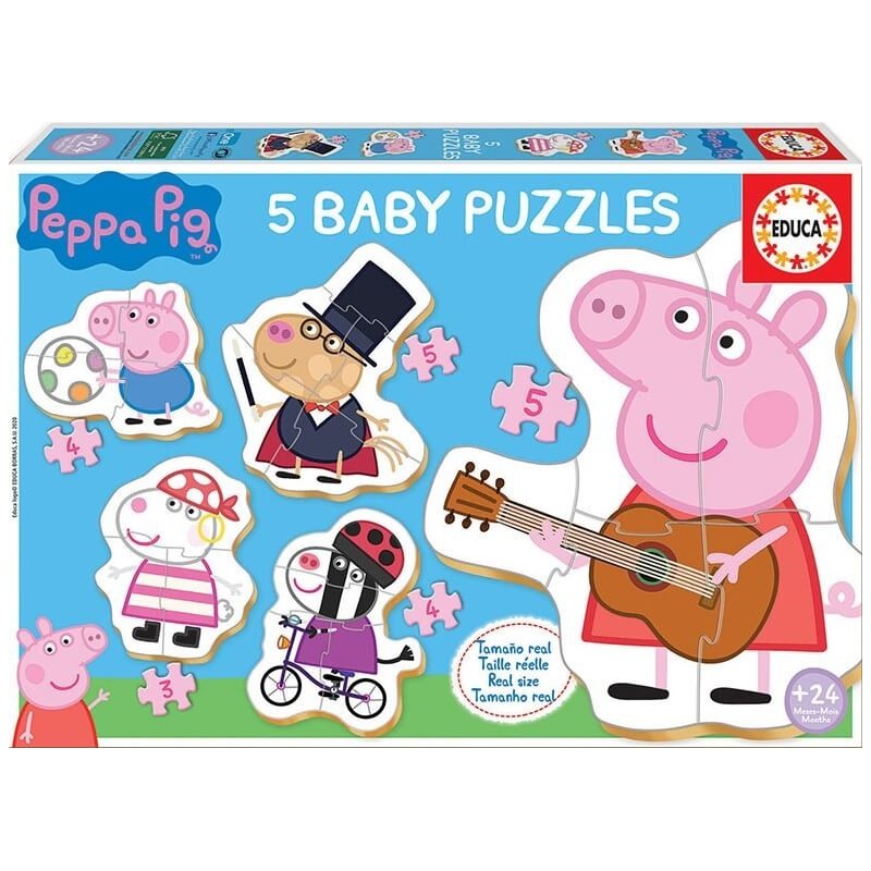 EDUCA_ 5 BABY PUZZLES PEPPA PIG