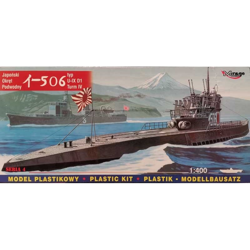 MIRAGE HOBBY_ I-506 U-IX JAPANESE SUBMARINE_ 1/400