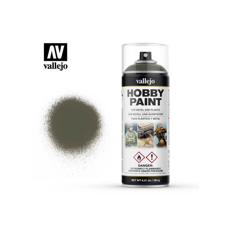 Vallejo Hobby Paint_ Spray Verde Oliva Drab 400ml.