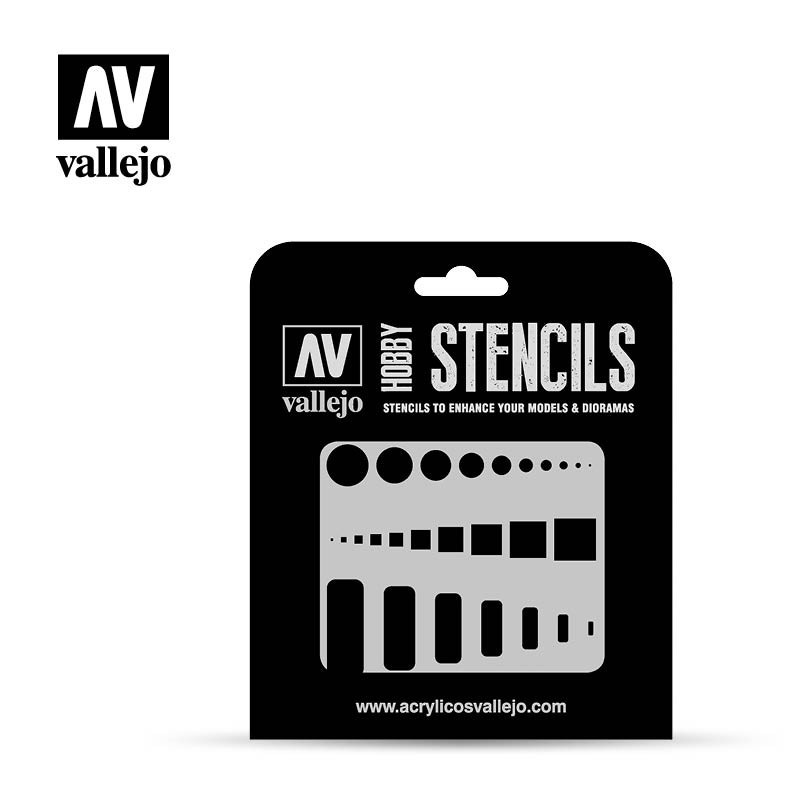 VALLEJO STENCILS_ TAPAS DE REGISTRO