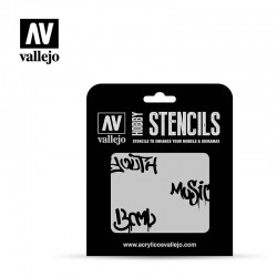 Vallejo Stencils_ Graffiti Callejero 1 blister