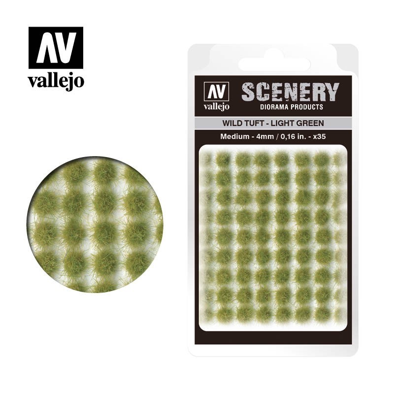 VALLEJO SCENARY_ WILD TUFT LIGHT GREEN