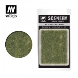 Vallejo Scenery_ Wild Tuft - Dry Green 12mm.