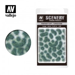 Vallejo Scenery_ Fantasy Tuft - Turquoise 4 mm.