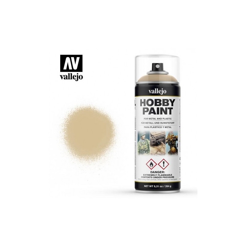 Vallejo Hobby Paint_ Spray Blanco Hueso 400ml.
