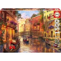 Educa_ Atardecer en Venecia Puzzle 1500 PZAS