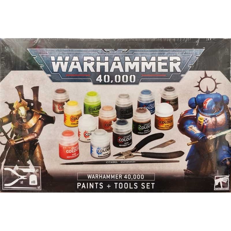 Warhammer 40.000 Paints + Tools Set
