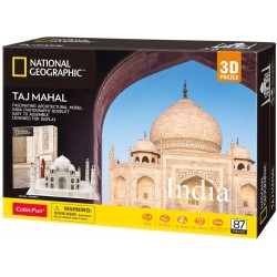 Taj Mahal La India. Puzzle 3D caja