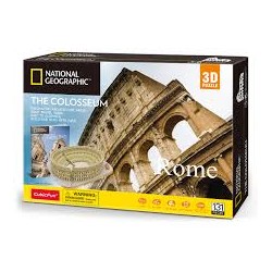 National Gegraphic. El Coliseo de Roma, puzzle 3D