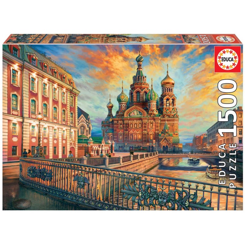 Educa 18501_ San Petersburgo_ Puzzle 1500pcs.