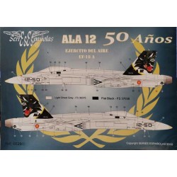Calcas EF-18A 50 Años Ala 12 Ejército del Aire Español_ 1/48