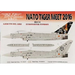 Calcas Eurofighter Typhoon Ala 14 Nato Tiger Meet 2016 Español_ 1/72