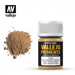 Vallejo_Pigmento Ocre Amarillo Oscuro 30 ml.