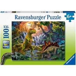 Ravensburger_ Oasis de Dinosaurios XXL 100 piezas.