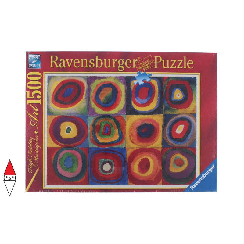 Ravensburger Art 16377_ Kandinski. Circulos 1913. Puzzle 1500 piezas.
