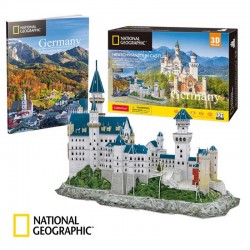 National Gegraphic. Castillo de Neuschwanstein, puzzle 3D