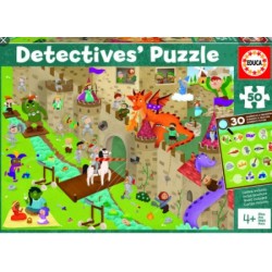 Educa 18895 Puzzle detective. Castillo 50 piezas