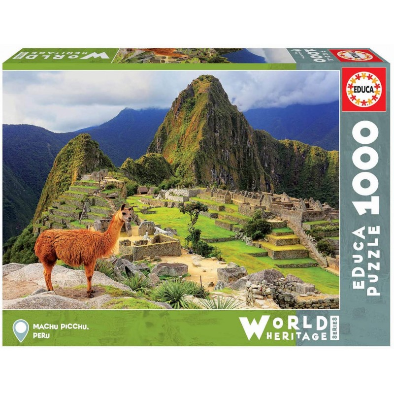 Educa Puzzle World Heritage_ Machu Pichu, (Perú). 1000 piezas