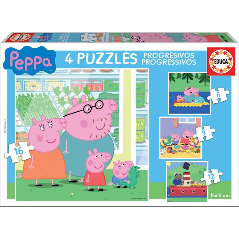 Comprar puzzles de Pig para niños pequeños +3 años