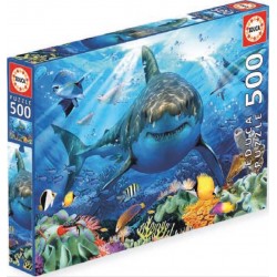 Educa 18478_ Gran Tiburón Blanco. Puzzle 500 piezas