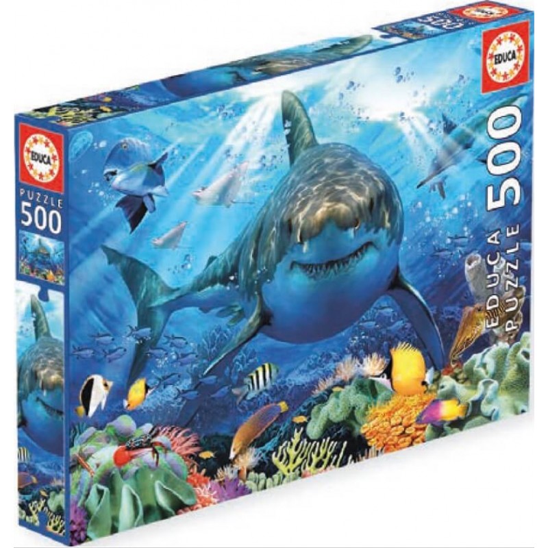 Educa 18478_ Gran Tiburón Blanco. Puzzle 500 piezas
