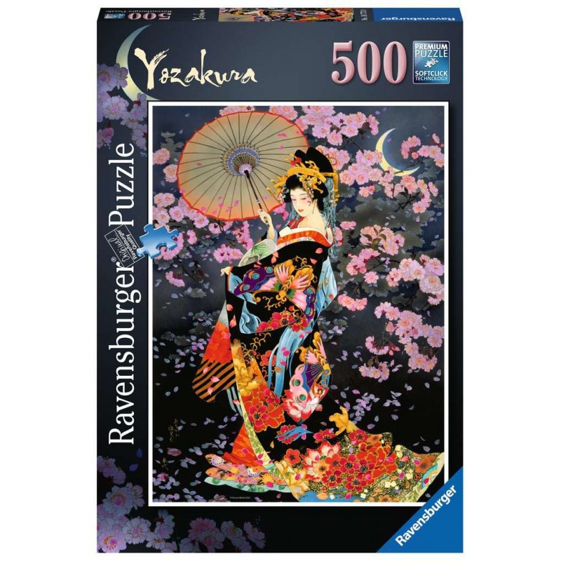 Ravensburger 16773_ Japonesa de Yozakura. Puzzle 500 piezas.
