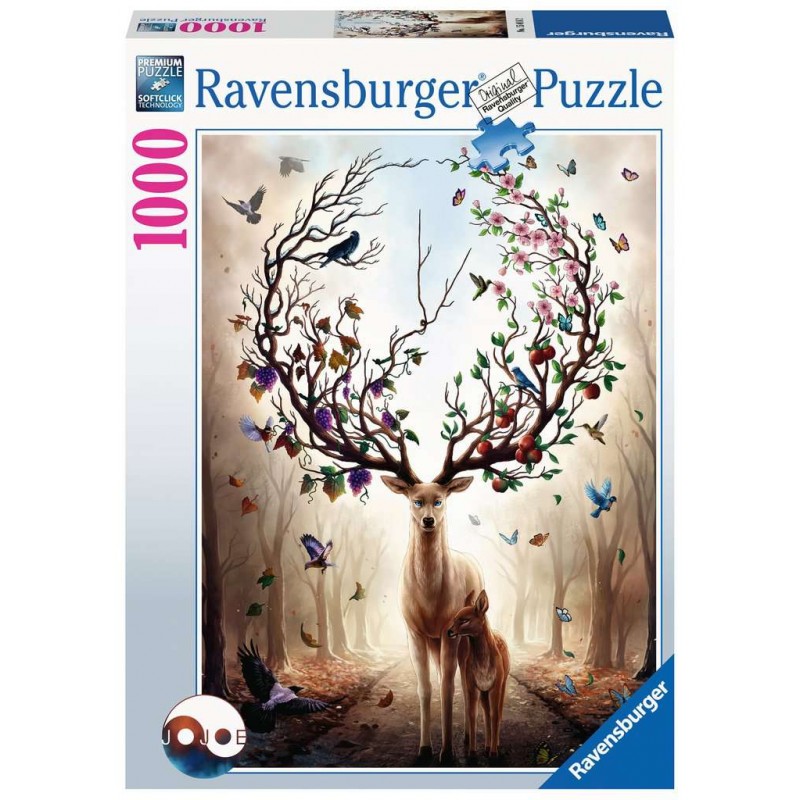 Ravensburger 15018_ Ciervo Mágico. Puzzle 1000 piezas.