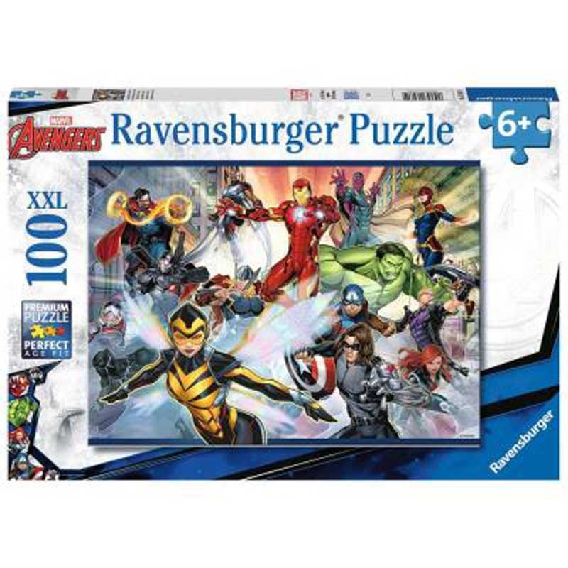 Ravensburger 13261_ Avengers. Puzzle 100 piezas XXL