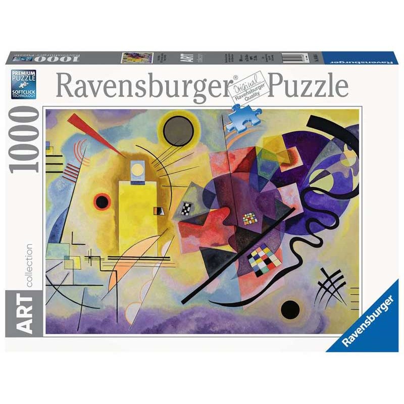 Ravensburger Art 14848_  Kandinsky. Amarillo, Rojo, Azul. Puzzle 1000 piezas.