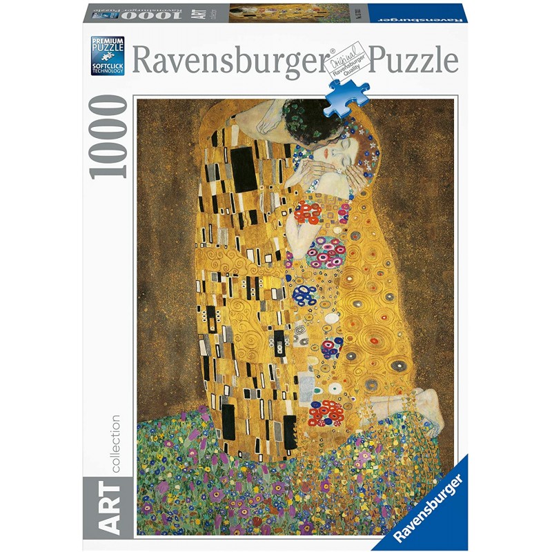 Ravensburger El Beso, Gustav Klimt. Art Puzzle 1000 piezas