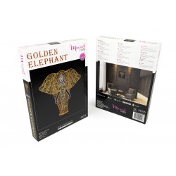 Golden Elefant (manualidad de costura)
