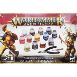 Warhammer Age of Sigmar. Paints + Tools Set - caja