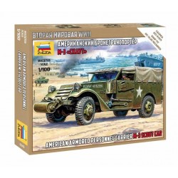 Zvezda_ M-3 Scout Car. American Armored Personnel Carrier_ 1/100