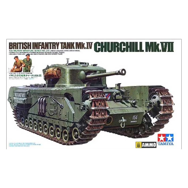 Tamiya_ Churchill Mk.VII British Infantry Tank Mk.IV 1/35
