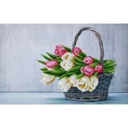 Bouquet de tulipanes (Manualidad de costura)