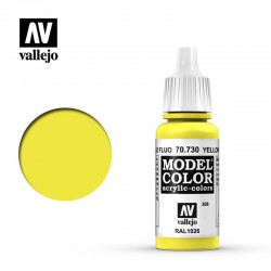 Vallejo Model Color_ Amarillo Fluorescente (206)_ RAL1026
