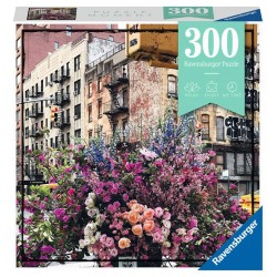 Ravensburger. Puzzle moment. Flores en Nueva York 300 piezas.