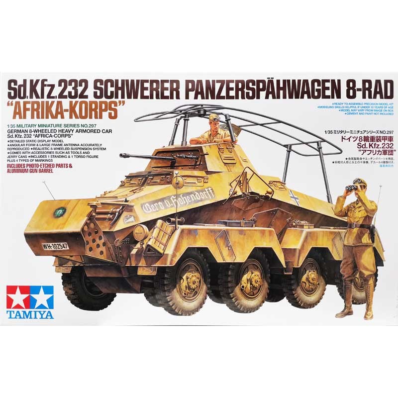 Tamiya_ Sd.Kfz.232 Schwerer Panzerspahwagen 8-rad "Afrika Korps"_ 1/35